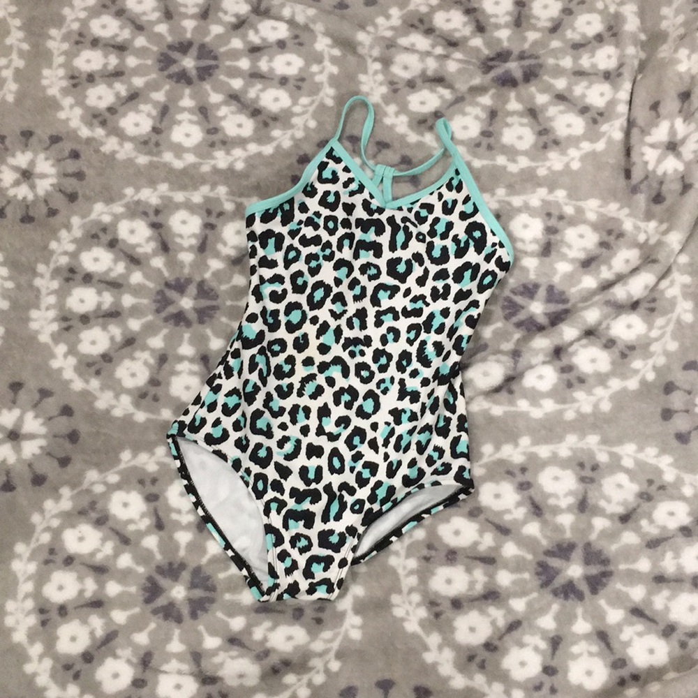 One piece bathing suit.